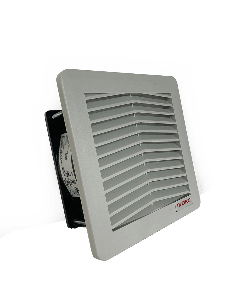 CONCHIGLIA - CON095770889 Acc. Serie GRAFI - Bocchetta di aerazione IP55 completa di ventola, dimensioni 150 x 150 x 29 mm