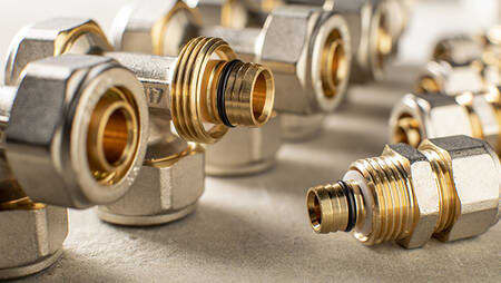 HENCO - CAPPELLOTTO - CPL32005A MANICOTTO FEMMINA IN OTTONE AVV. 20X3/4