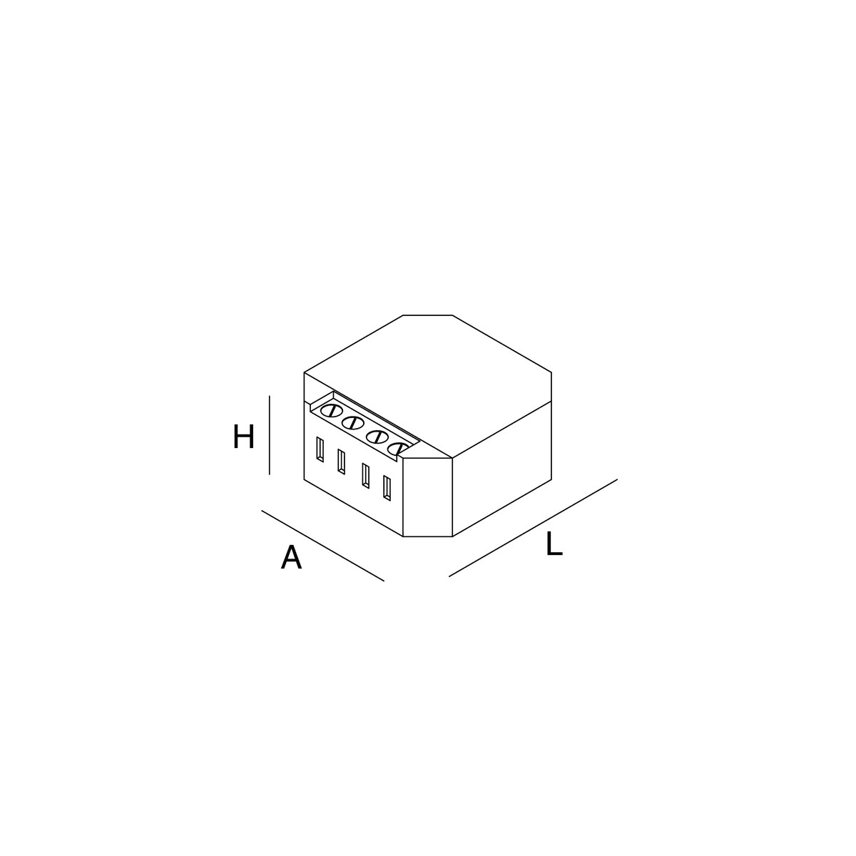 NOVALUX SPA - NOX105902.99 LIGHT IOT: CENTRALINA DALI BT2 49X48H22