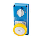 GEWISS - GEWGW66163N PRESA FISSA INTERBLOCCATA VERTICALE - AUTOMATIKA - MT 6KA CURVA C - SENZA FONDO - 3P+T 32A 100-130V - 50/60HZ 4H - IP67