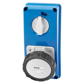 GEWISS - GEWGW66321N PR.BL IP67 S.F.3P+T 32A 500V 7H SBF