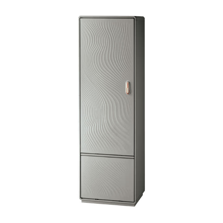 CONCHIGLIA - CON077909190 Serie GRAFI 9 - Armadio in vetroresina, 1 vano + zoccolo, IP55, dim. 1840 x 910 x 330 mm (AxBxP)