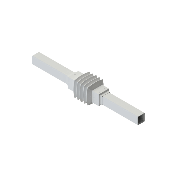 DKC-RAMBLOCK - RMBR5SHSIN Giunto intermedio per tubo quadro 80x80 mm