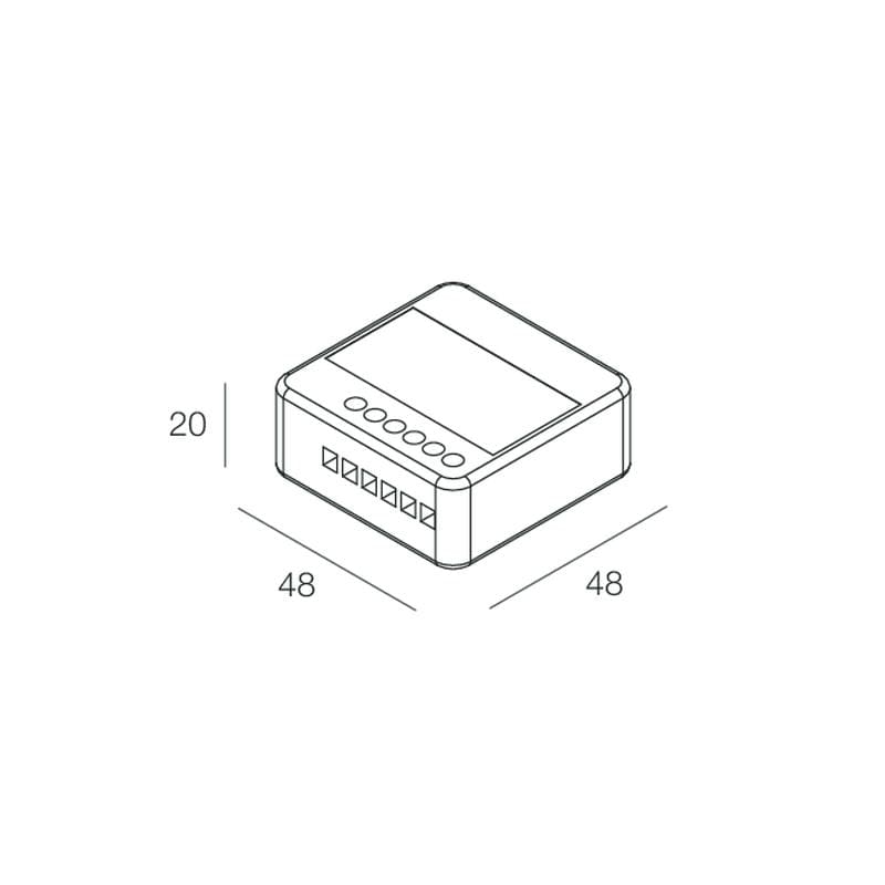 NOVALUX SPA - NOX105917.99 GS: MODULO DIMM. 24-48V 1CH WIFI