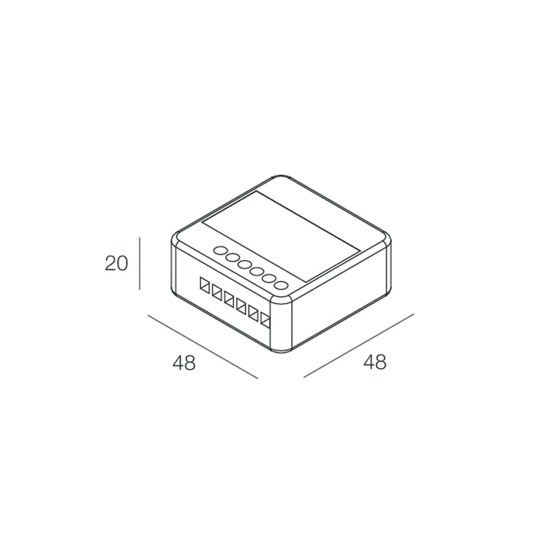 NOVALUX SPA - NOX105917.99 GS: MODULO DIMM. 24-48V 1CH WIFI
