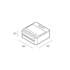 NOVALUX SPA - NOX105919.99 GS: MODULO DIMM. 24-48V 3CH RGB WIFI