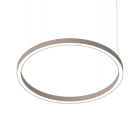 NOVALUX SPA - NOX107119.21 Profilo LED circolare per installazione a sospensione ad emissione di luce diretta-indiretta, con doppia accensione. Garanzia 5 anni.