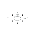 NOVALUX SPA - NOX105156.21 HALOS: ROSONE-N DOPPIA ALIM D/PUSH CAPP