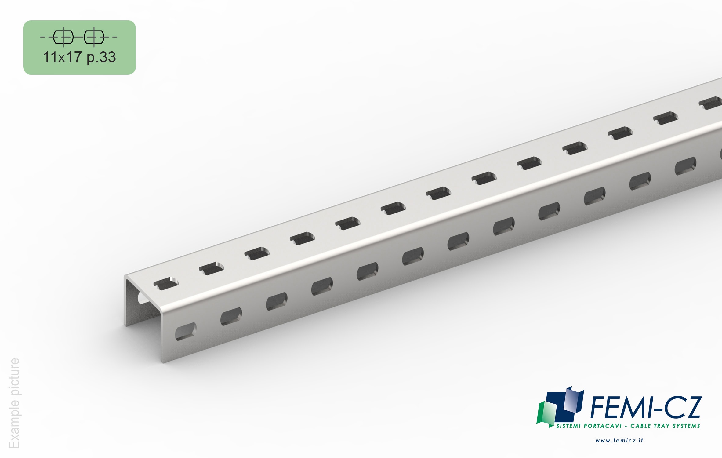 FEMI-CZ SPA - FCZA0I33G3H040Q PROFILATO 33-U 11/33 40X35-3.0 3M I