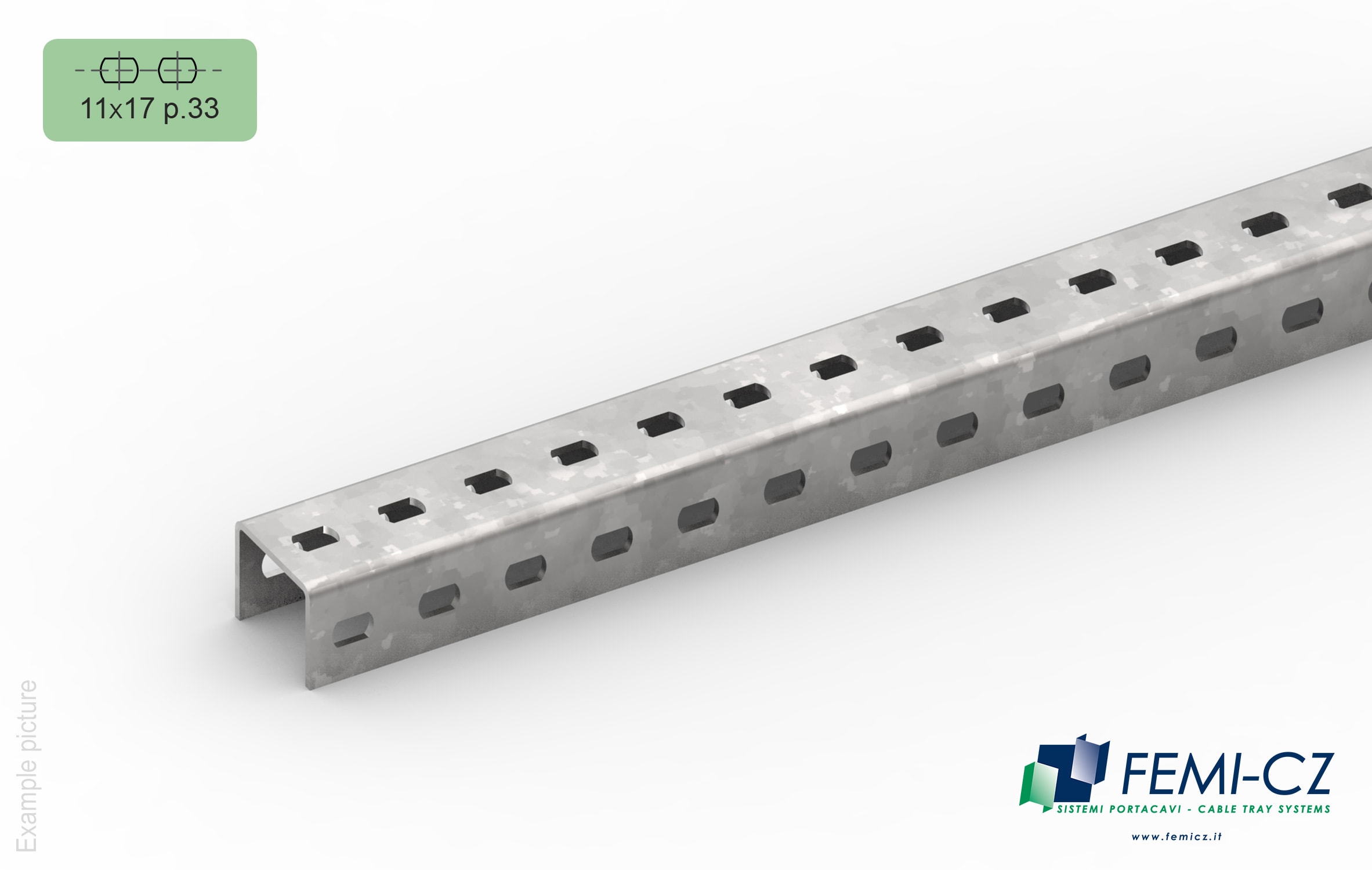 FEMI-CZ SPA - FCZA0Z33G3H040Q PROFILATO 33-U 11/33 40X35-3.0 3M Z