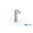 FEMI-CZ SPA - FCZA0S10B6R100M MENSOLA-SUPPORTO 10 OMEGA 100(+40)X130 S