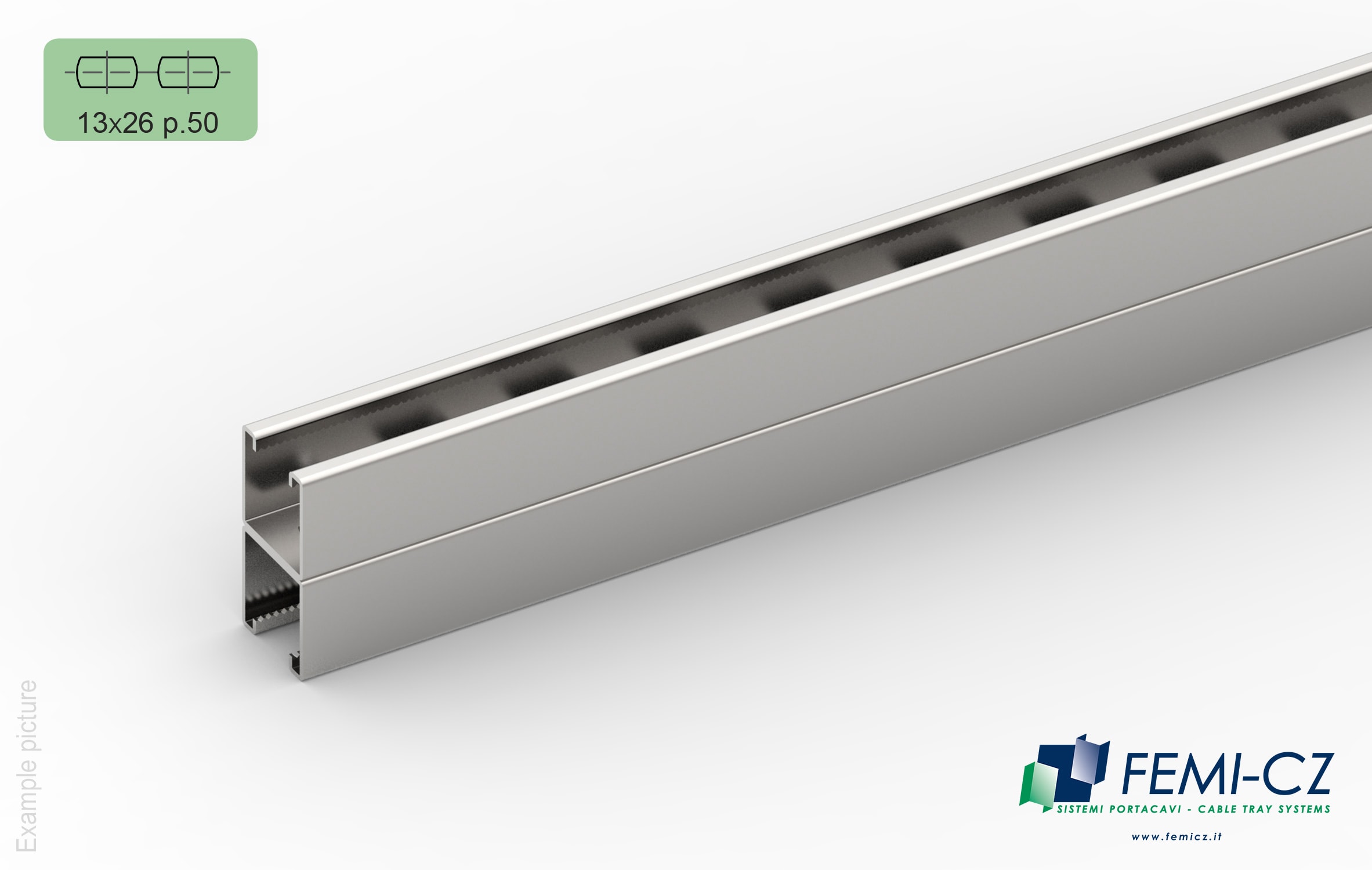 FEMI-CZ SPA - FCZA0I42R3I040M PROFILATO 2X UR1 F. BASE 40X80-2.0 3M I