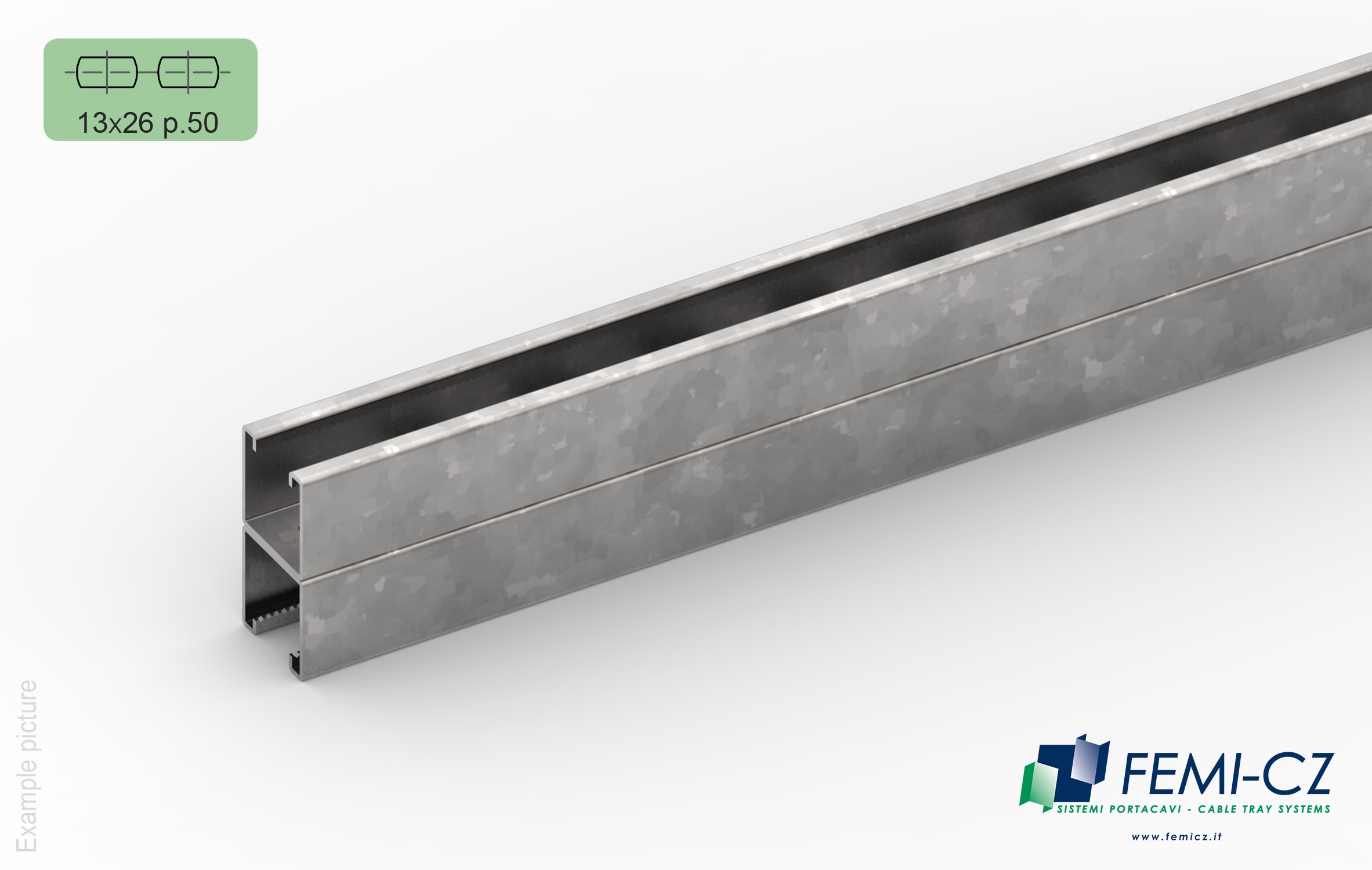FEMI-CZ SPA - FCZA0Z42R3I040M PROFILATO 2X UR1 F. BASE 40X80-2.0 3M Z