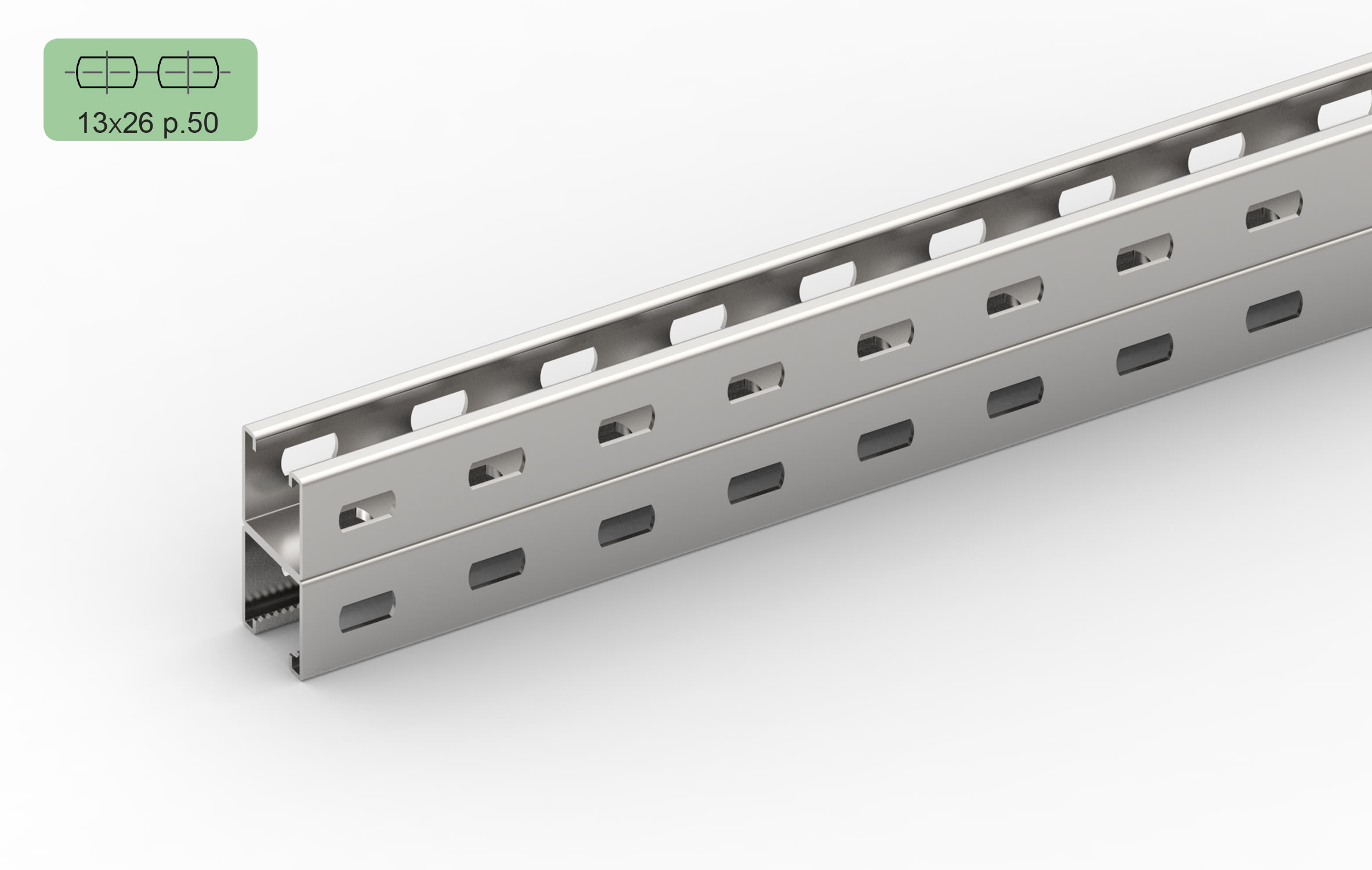 FEMI-CZ SPA - FCZA0I43S3I040M PROFILATO 2X UR1 FORATO 40X80-2.0 3M I