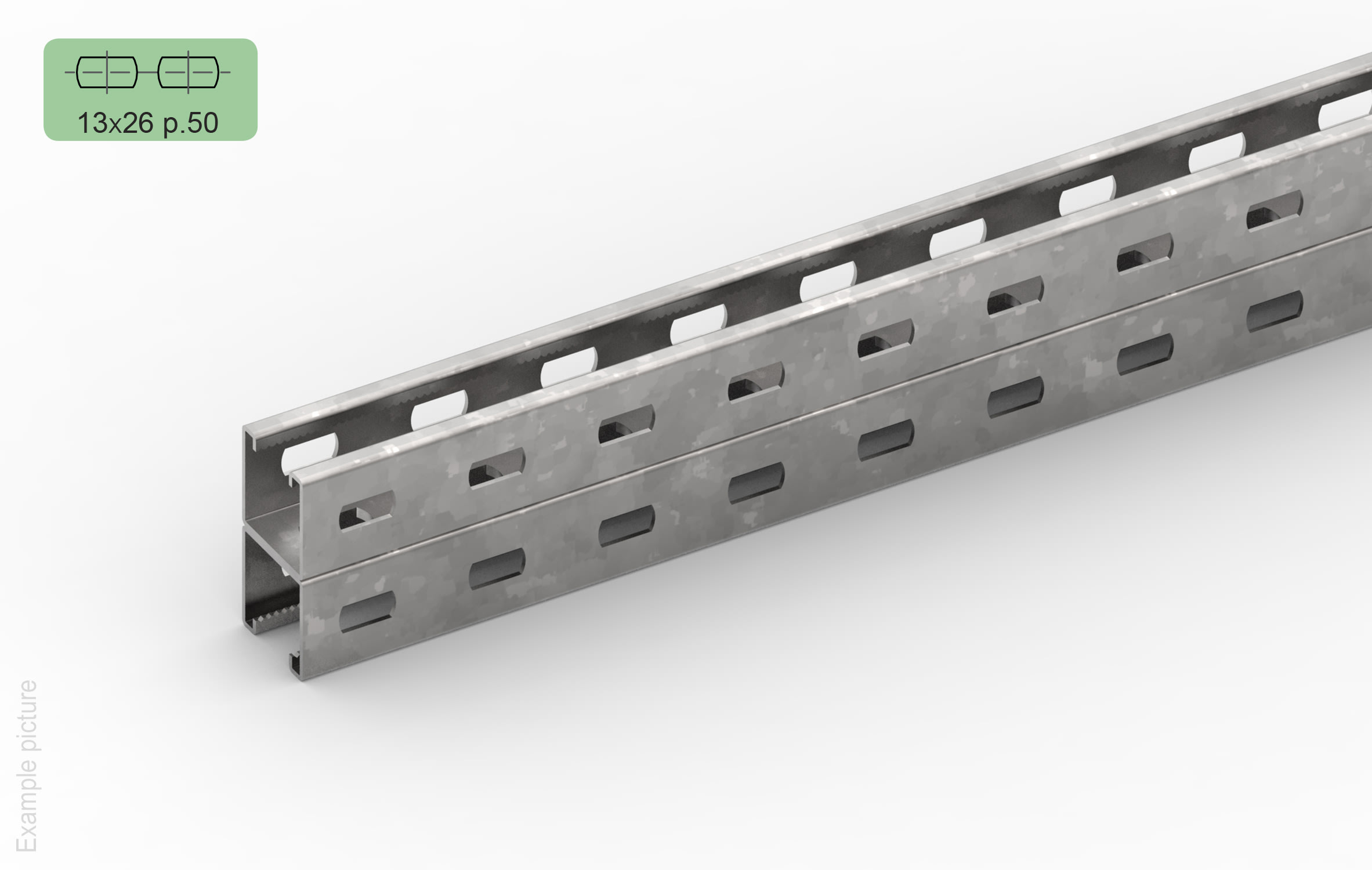 FEMI-CZ SPA - FCZA0Z43S3I040M PROFILATO 2X UR1 FORATO 40X80-2.0 3M Z