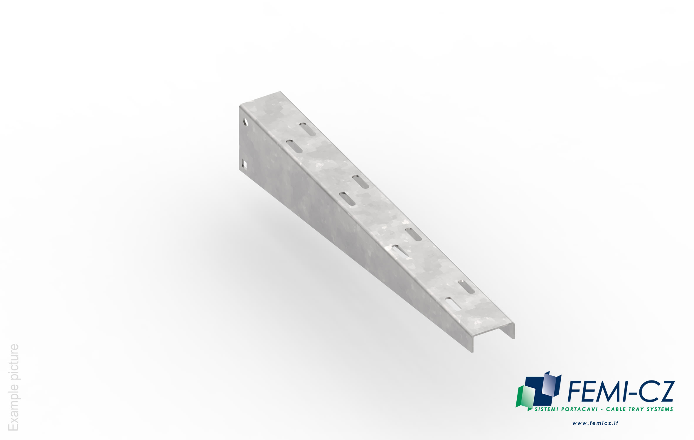 FEMI-CZ SPA - FCZA0Z54U7X600M MENSOLA 54 INCASSO 600(+40)X75X50 Z