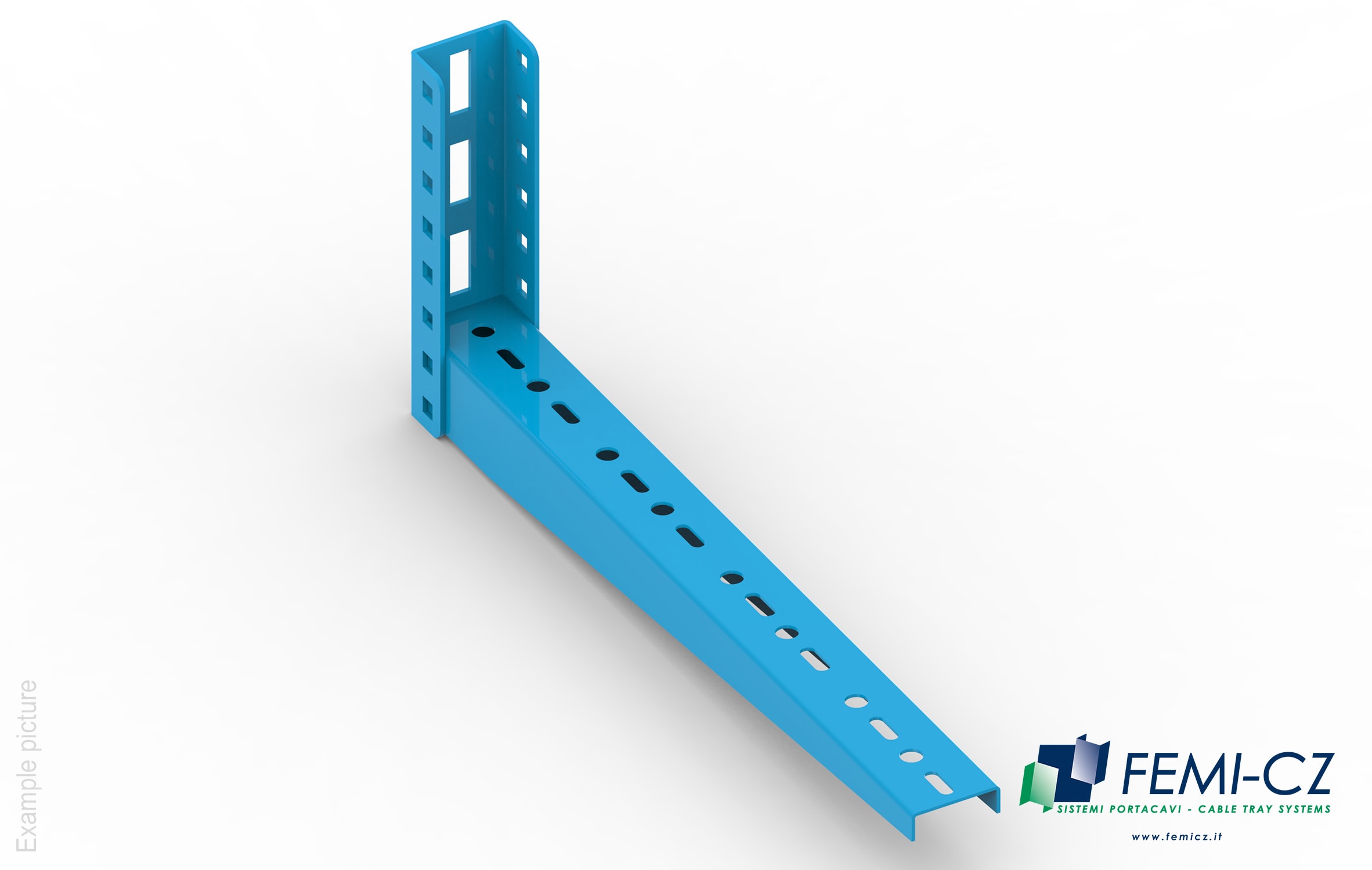 FEMI-CZ SPA - FCZA0V53J7T600MP MENSOLA 53 SALDATA 600(+50)X200X50 V