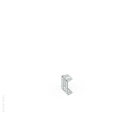 FEMI-CZ SPA - FCZA0S76IAX080M SUPPORTO A SOFFITTO PER BARRA FIL. S