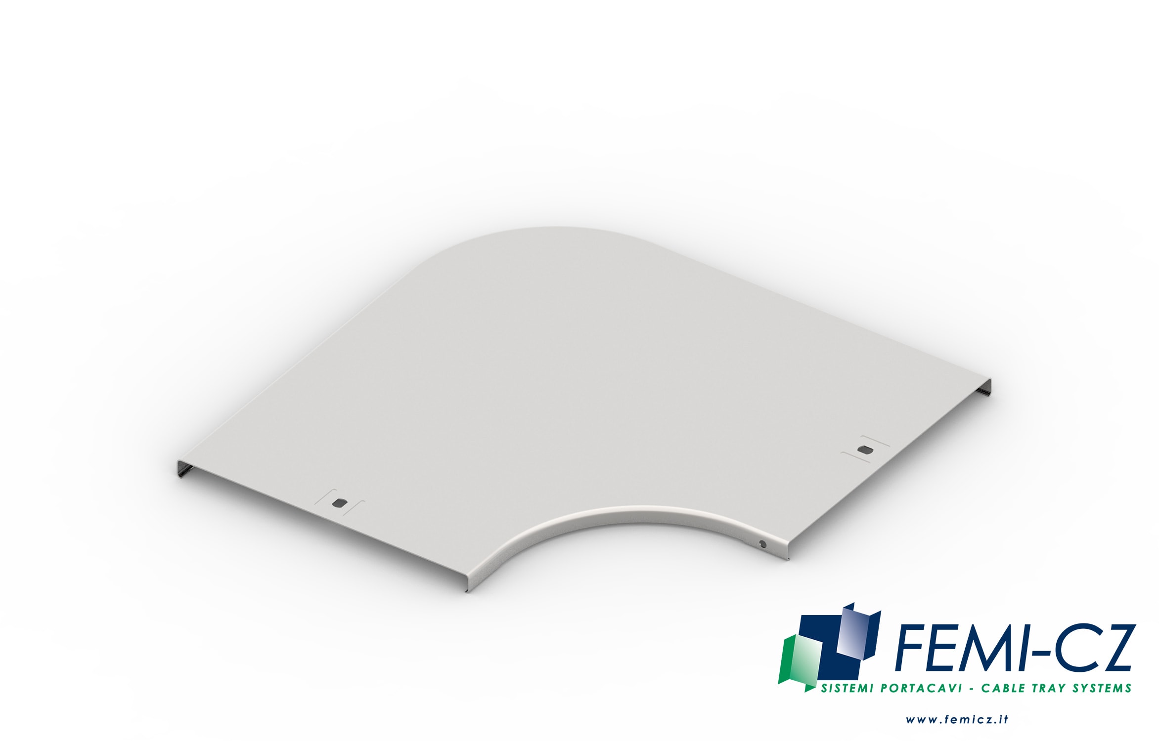 FEMI-CZ SPA - FCZA3I10G1P100D COPERCHIO CURVA 90 ORIZZ.    100-R=100 I