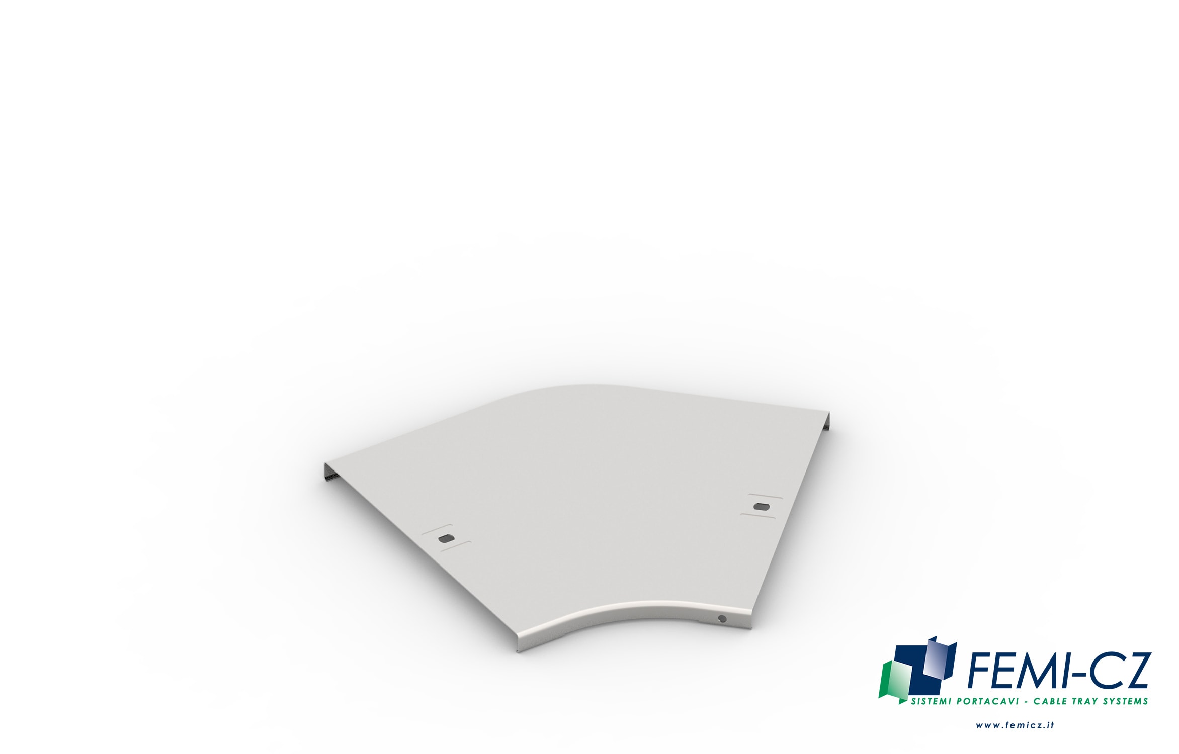 FEMI-CZ SPA - FCZA3I11G1P100D COPERCHIO CURVA 45 ORIZZ.    100-R=100 I