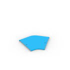 FEMI-CZ SPA - FCZA3V11G1P300D COPERCHIO CURVA 45 ORIZZ. 300-R=100 V