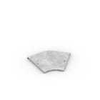 FEMI-CZ SPA - FCZA3Z11G1P400F COPERCHIO CURVA 45 ORIZZ. 400-R=100 Z