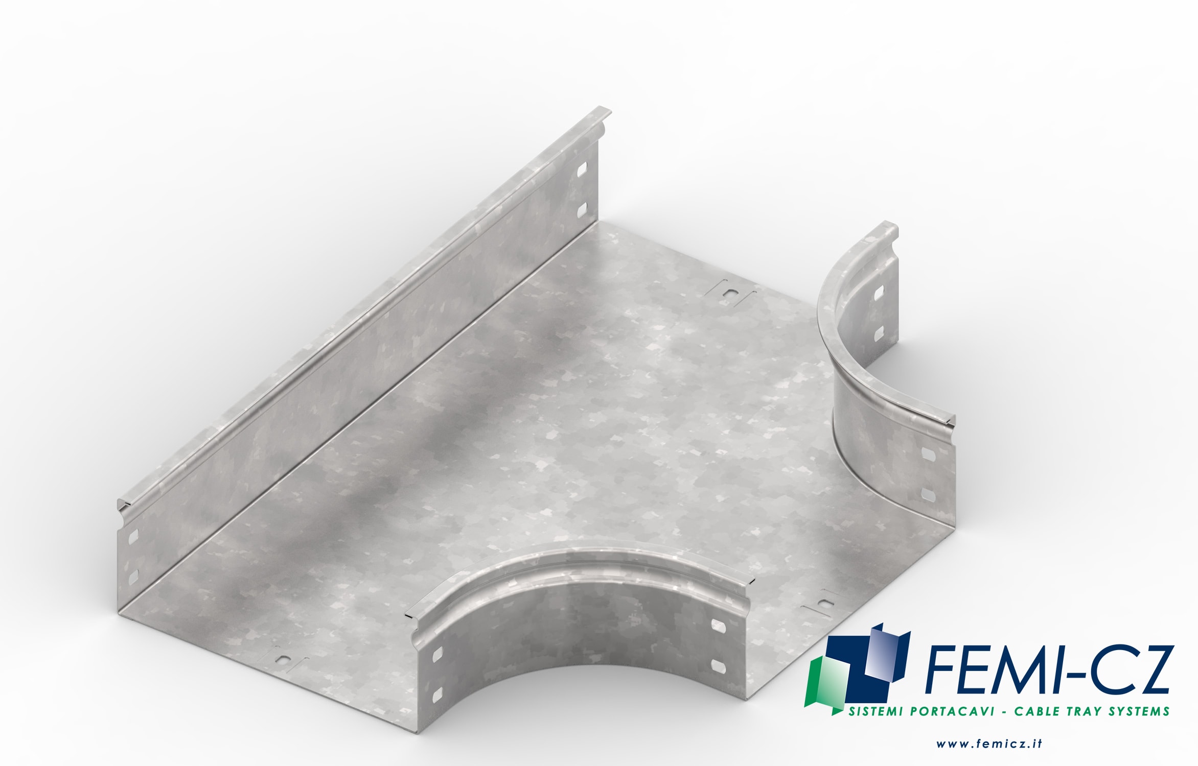 FEMI-CZ SPA - FCZA3Z15F1D150E DERIVAZIONE T ORIZZ. 150X100-R=100 Z