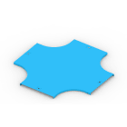 FEMI-CZ SPA - FCZA3V17G1P050D COPERCHIO DERIV. X ORIZZ. 50-R=100 V