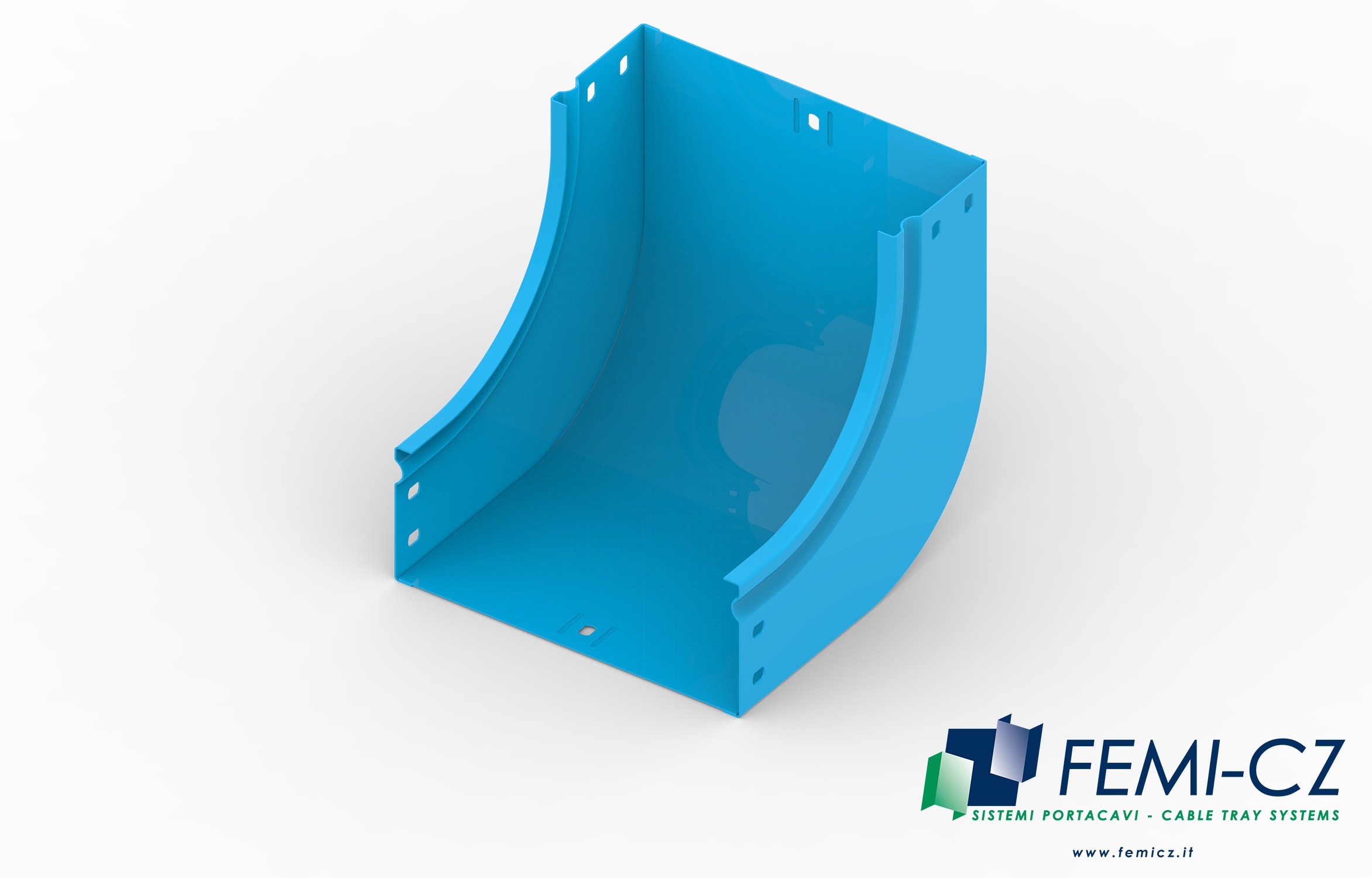 FEMI-CZ SPA - FCZA3V30F1D150D CURVA 90 VERSO ALTO 150X100-R=100 V