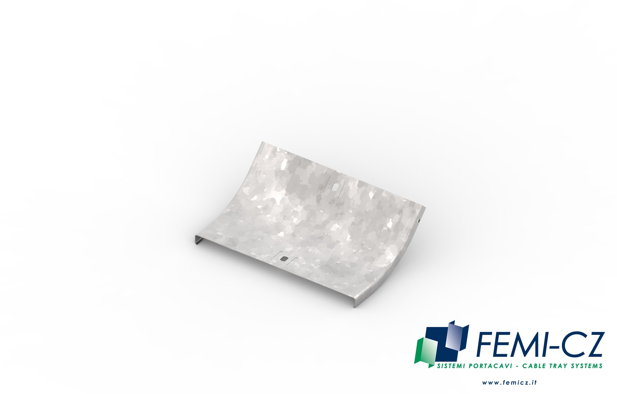 FEMI-CZ SPA - FCZA3Z31G1P300E COPERCHIO CURVA 45 ALTO      300-R=100 Z