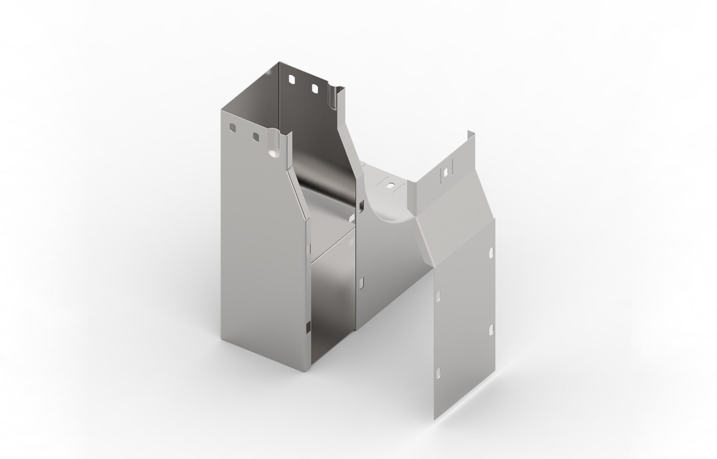 FEMI-CZ SPA - FCZA3I40F1C400F CURVA SGHEMBA 90 DX ALTO 400X75-R=100 I