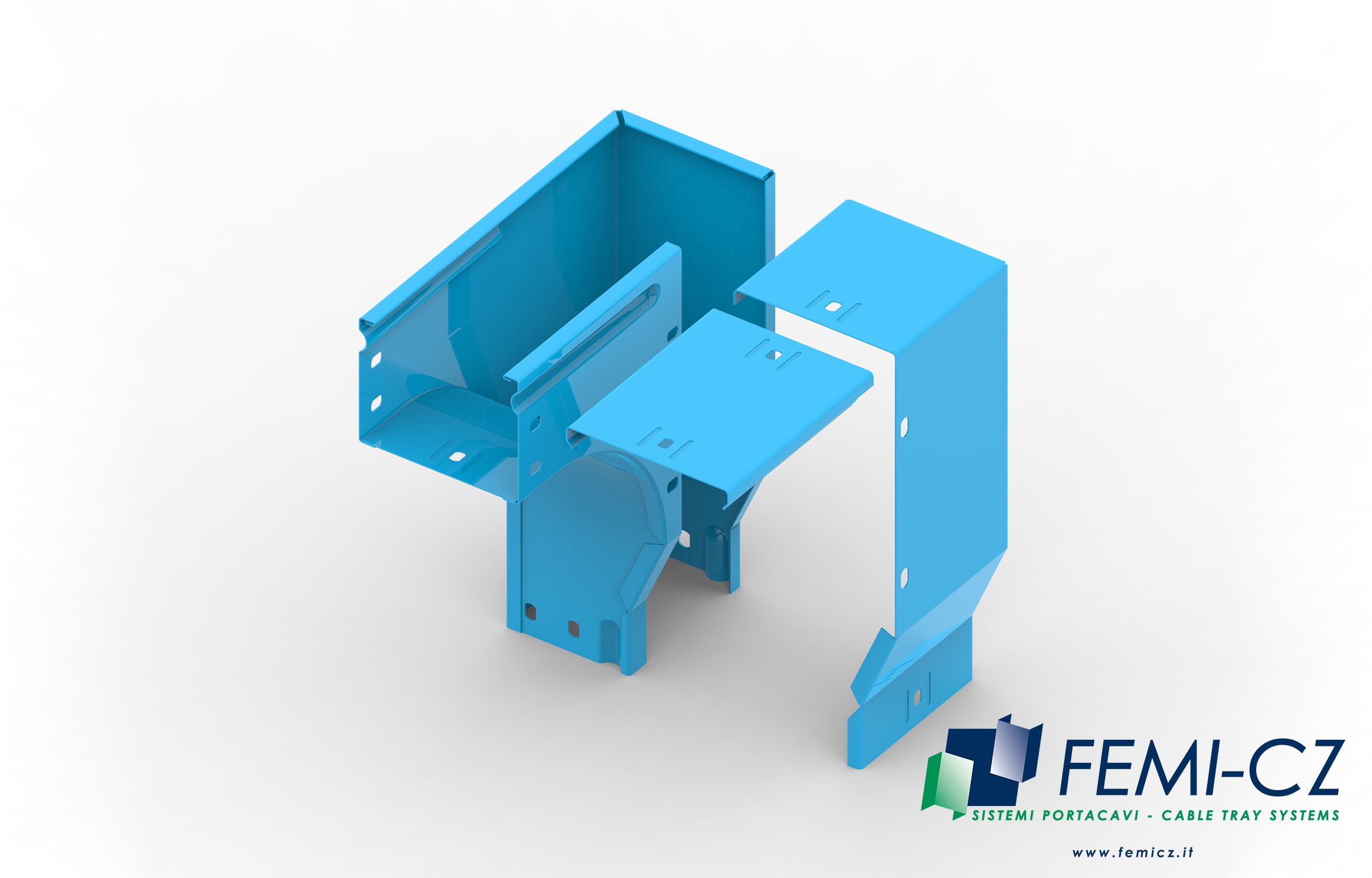 FEMI-CZ SPA - FCZA3V41F1C200D CURVA SGHEMBA 90 SX BAS. 200X75-R=100 V