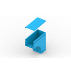 FEMI-CZ SPA - FCZA3V38F1B075D CURVA 90 BAS. VAR. PIANO 75x50-R=100 V