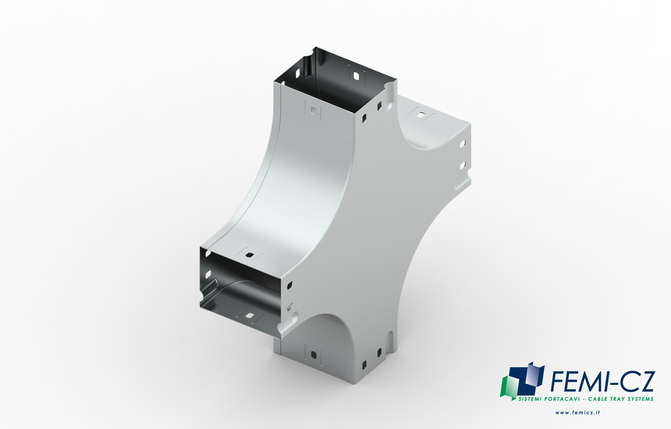 FEMI-CZ SPA - FCZA3S48F1C300D DERIVAZIONE X VERTICALE 300X75-R=100 S