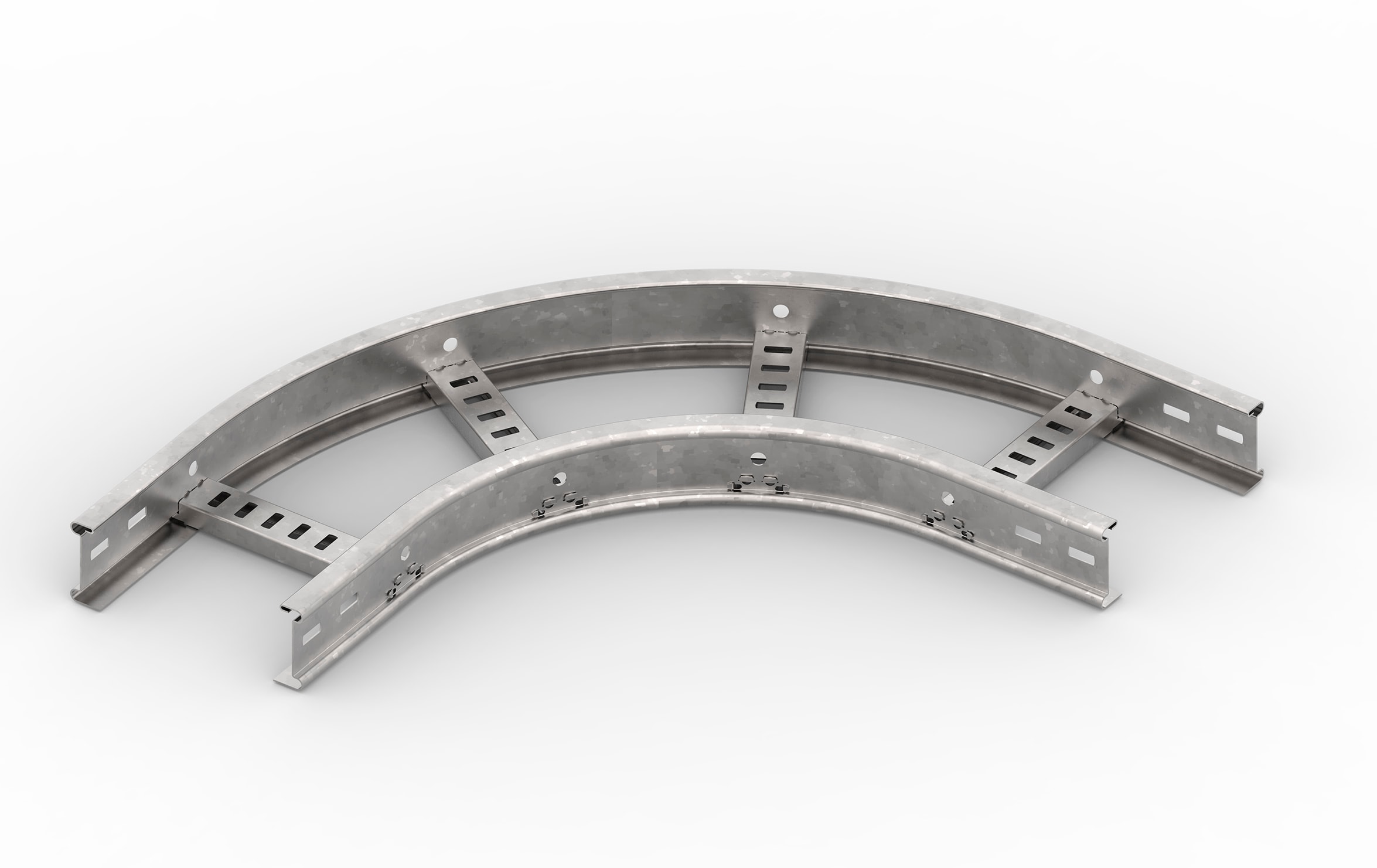 STEEL LINE CMS SRL - SFZ2Z10D300 CURVA SCAL.90 PIANA 300X100 Z