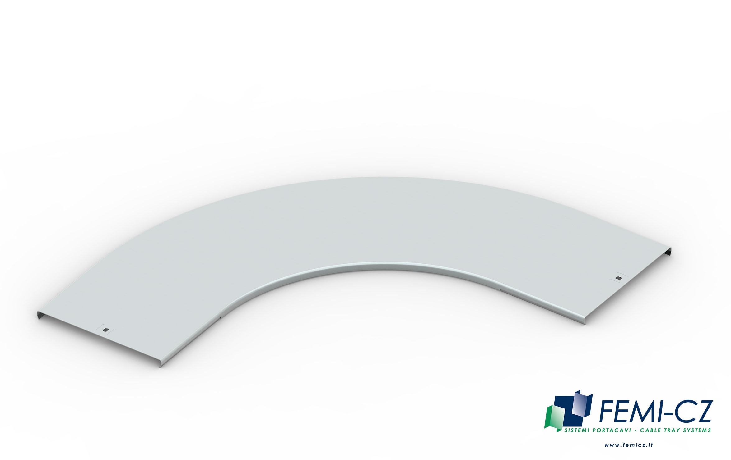 FEMI-CZ SPA - FCZC2S10N3P400F COPERCHIO CURVA 90 PIANA 400X15-R300 S