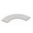 STEEL LINE CMS SRL - SFZ2Z10P600 COPERCHIO CURVA 90 PIANA 600X15 Z