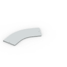 STEEL LINE CMS SRL - SFZ2S11P150 COPERCHIO CURVA 45 PIANA 150X15 S