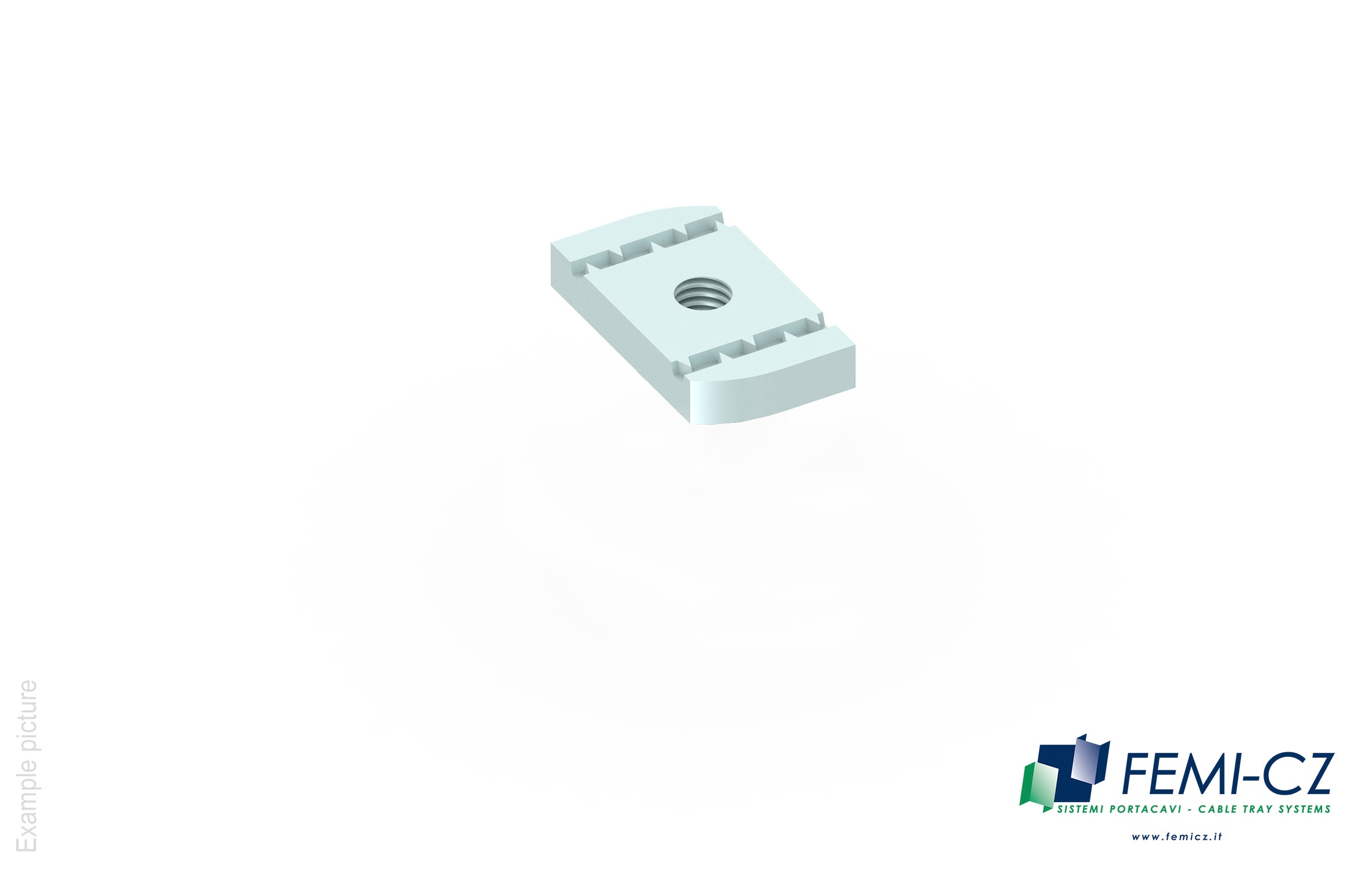 FEMI-CZ SPA - FCZD0C25S08X40E DADO PER UR1 M8 Z.ELETTR. 100PZ E