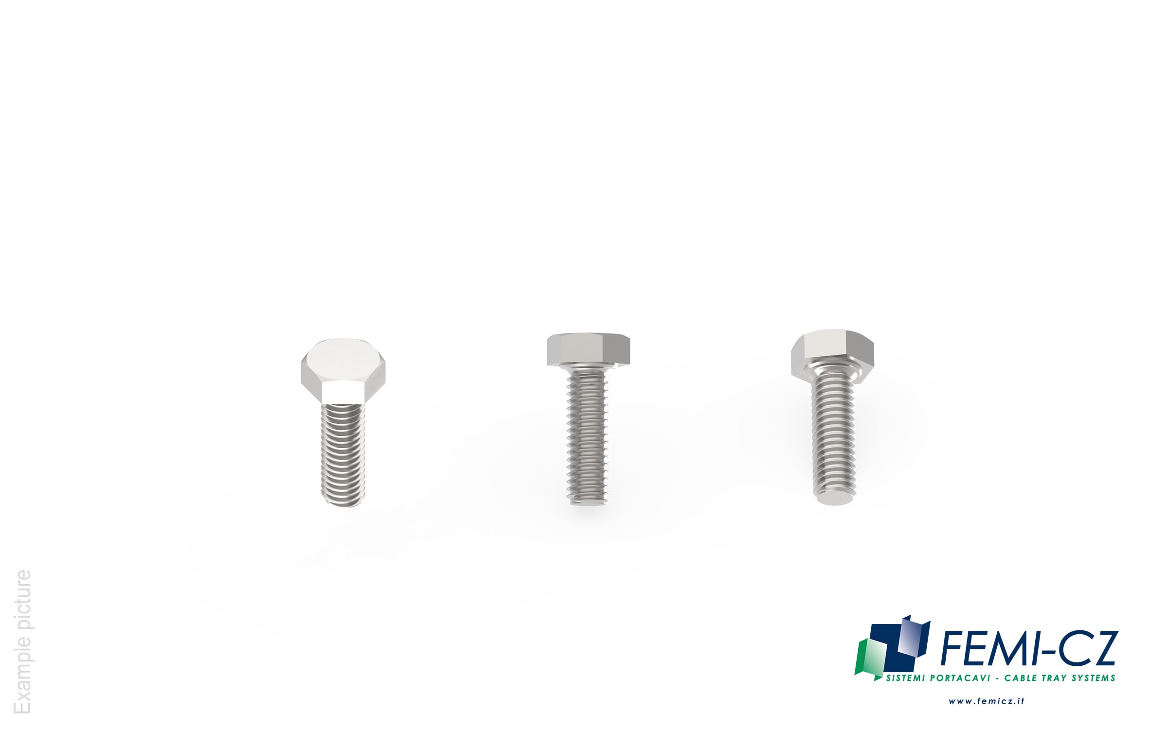 FEMI-CZ SPA - FCZD0I11S08X16J VITE T.ESAG. M8X16 AISI304 100PZ I
