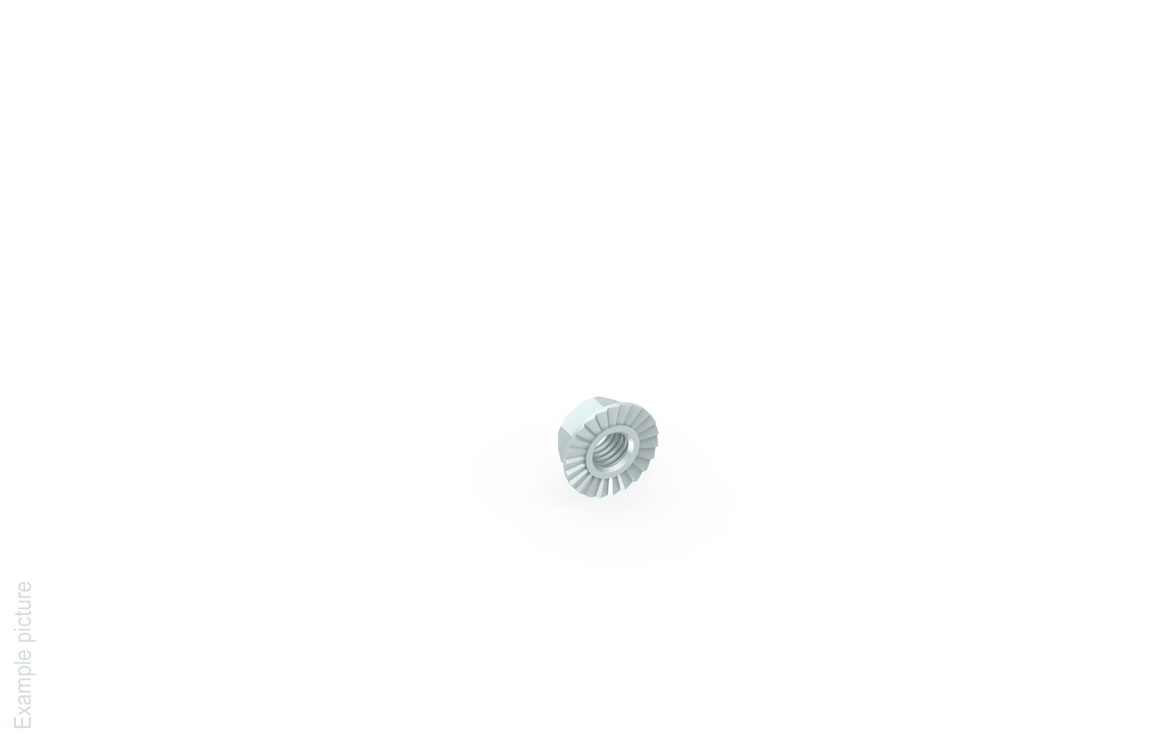 STEEL LINE CMS SRL - SFZ9E16S08 DA 08 E DADO FLANGIATO 100PZ