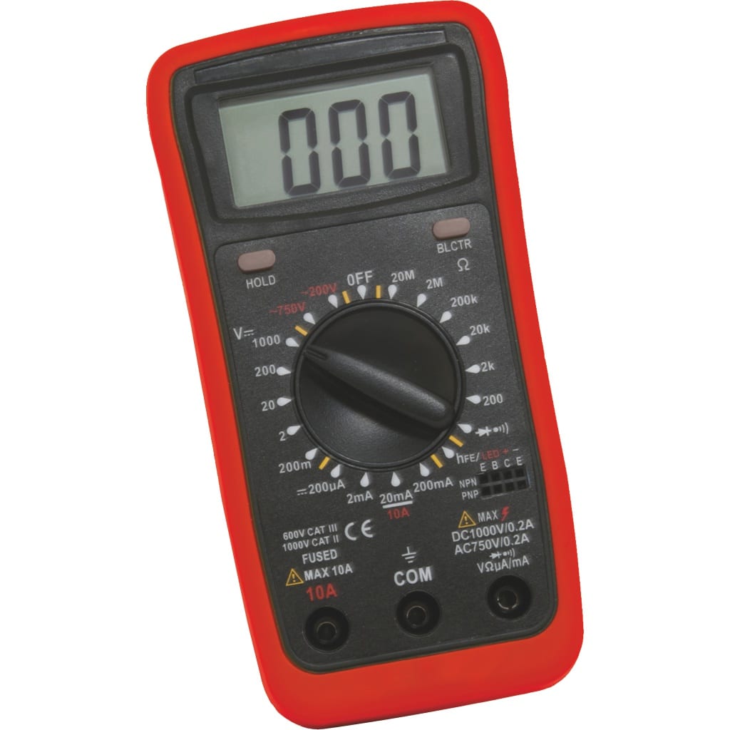 VEMER SPA - VEMVE772700 VE 501E TESTER 750V AC 1000V DC 10A DC
