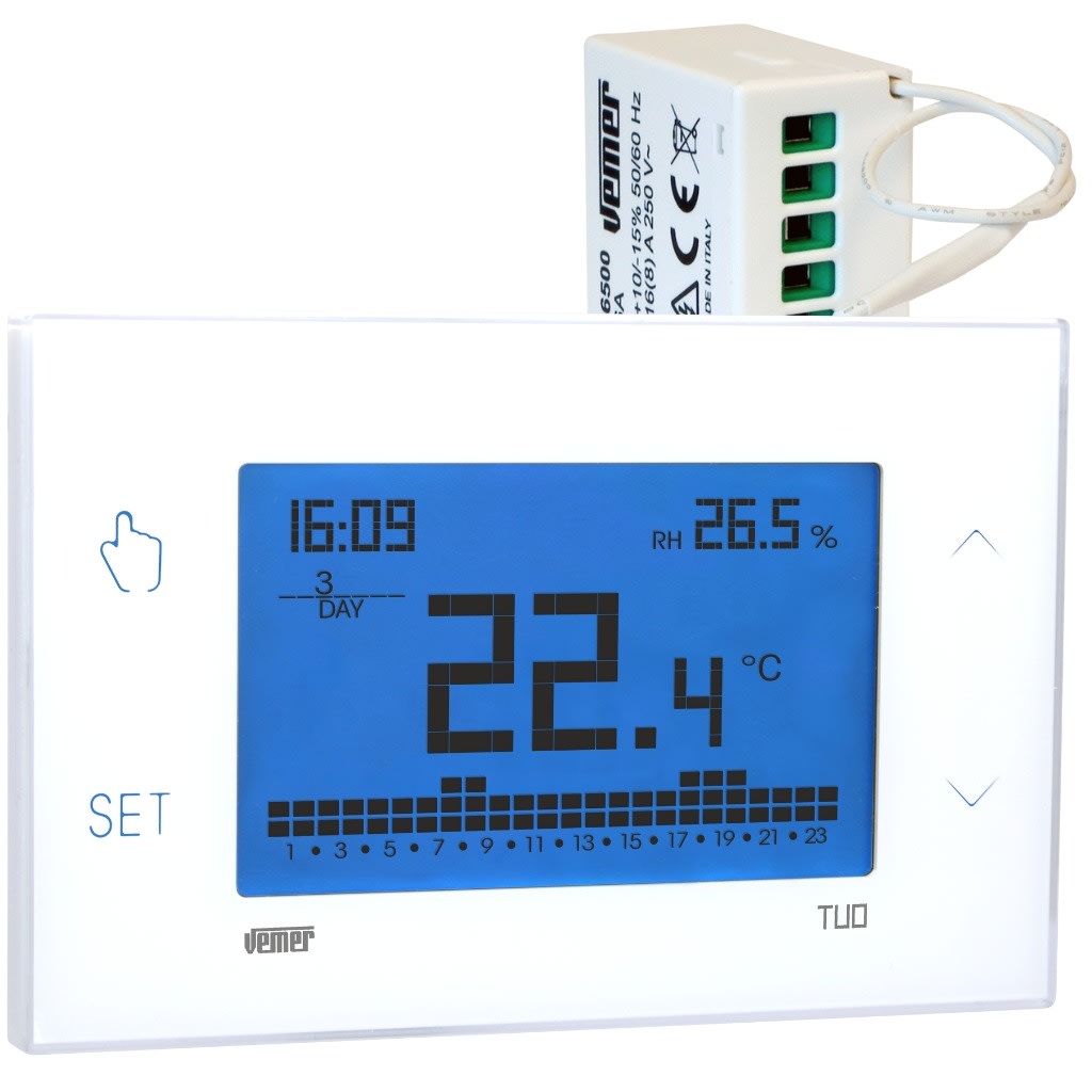 VEMER SPA - VEMVE786600 SET TUO WI-FI RF BIANCO + RX.16A