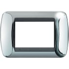 BTICINO - BTIL4803CR LIVING INT - PLACCA 3 POSTI CROMO LUCIDO