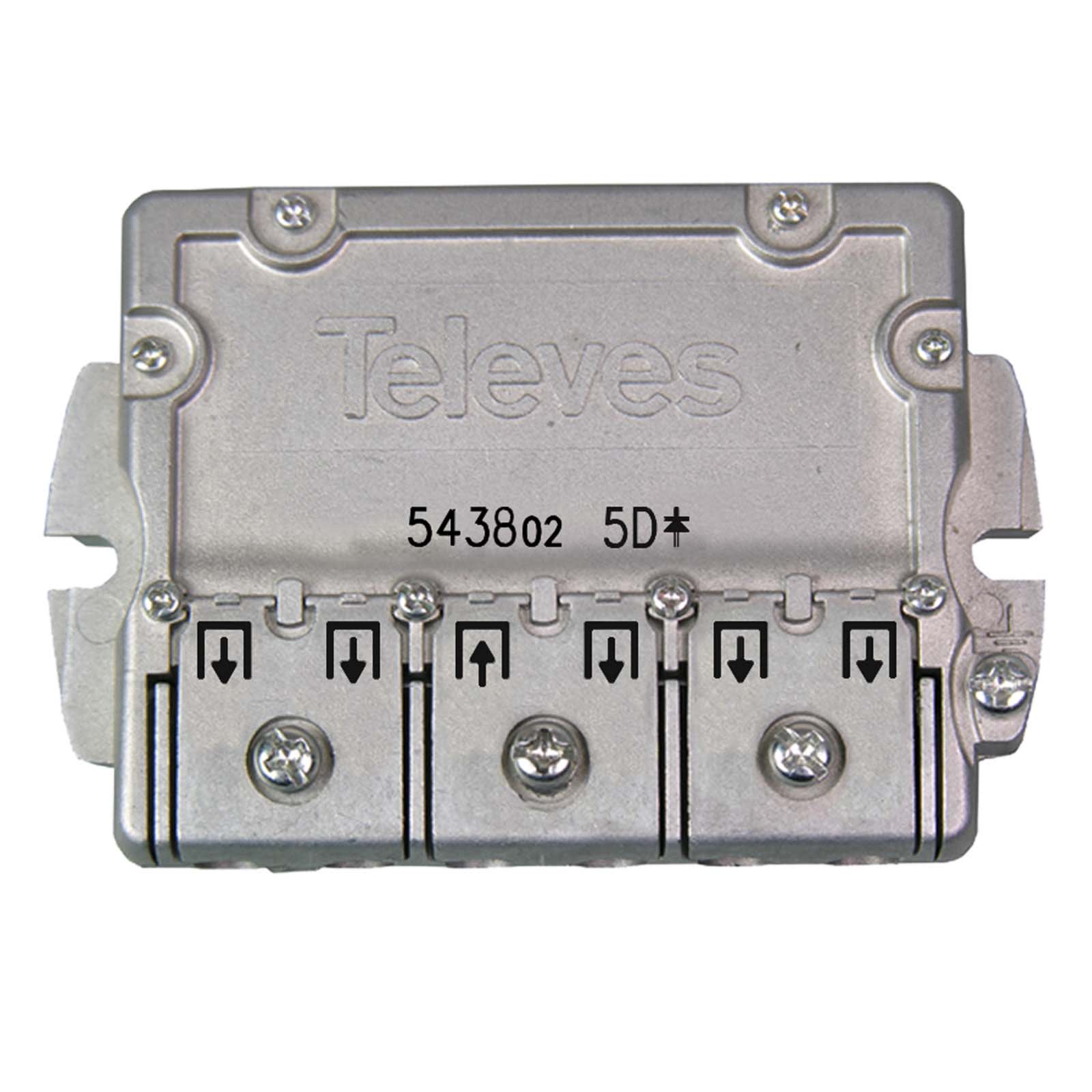 TELEVES ITALIA SRL - TVV543802 PARTITORE 5...2400MHZ EASYF 5VIE 10/9.5D