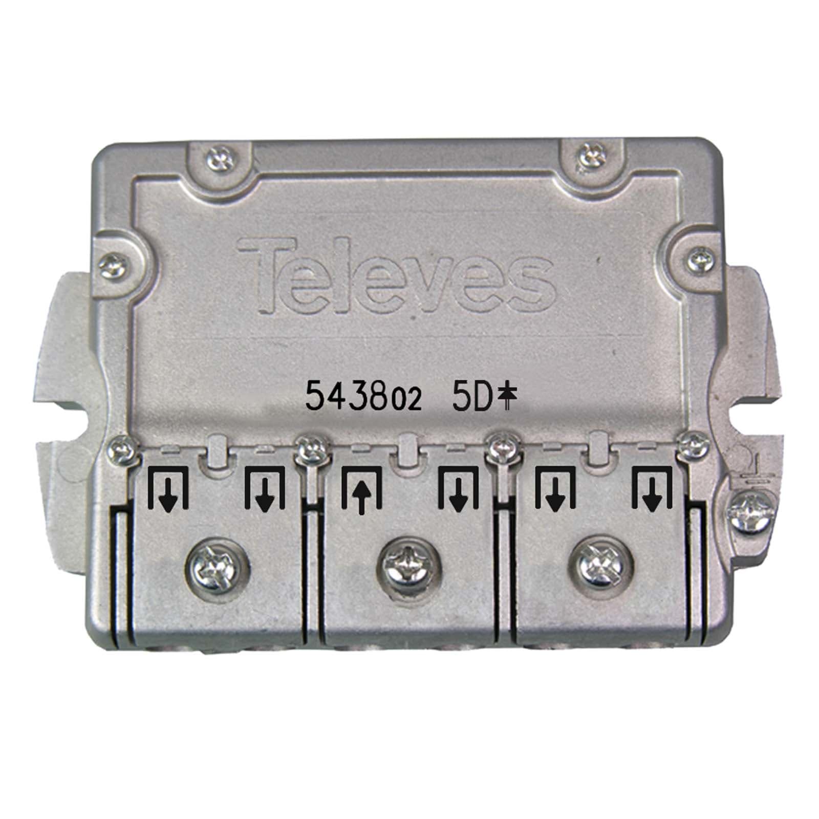 TELEVES ITALIA SRL - TVV543802 PARTITORE 5...2400MHZ EASYF 5VIE 10/9.5D