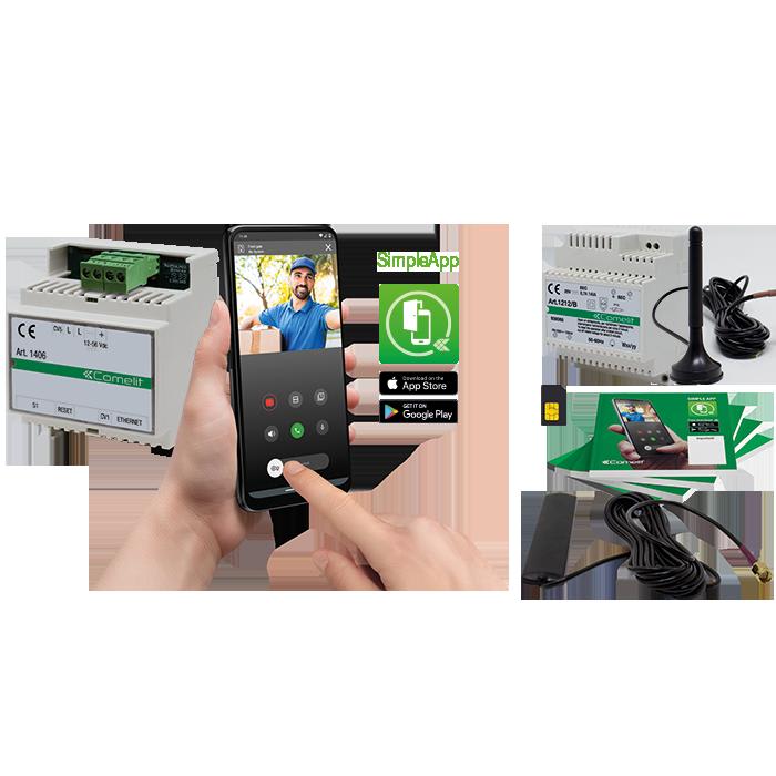 COMELIT GROUP SPA - COEK1406 KIT MODULO INOLTRO CHIAMATA MULTIUTENZA