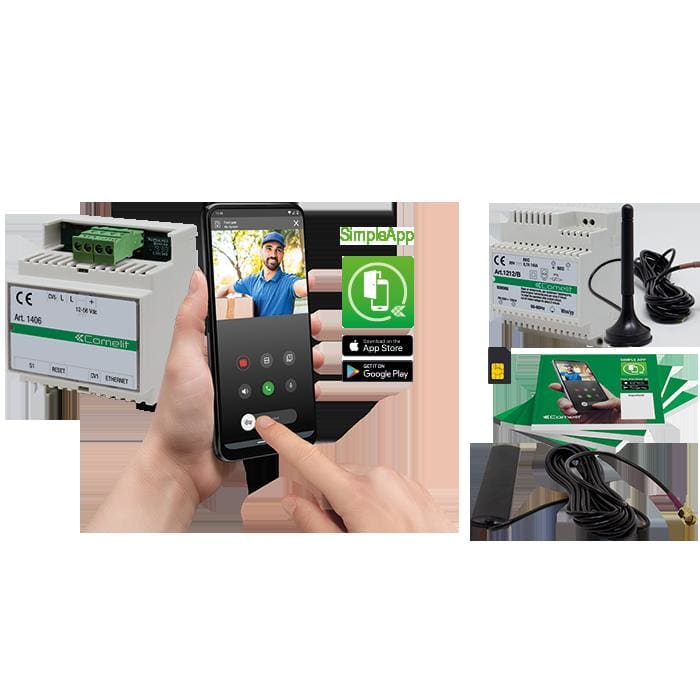 COMELIT GROUP SPA - COEK1406 KIT MODULO INOLTRO CHIAMATA MULTIUTENZA