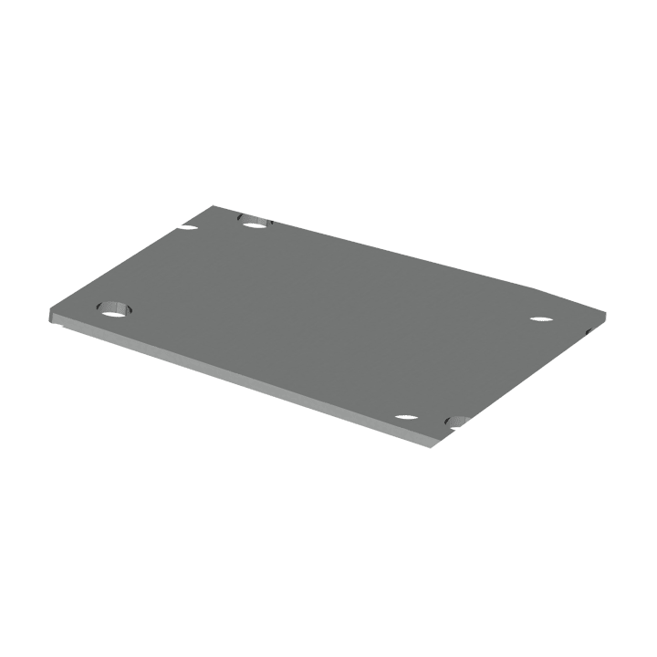 DKC-RAMBLOCK - RMBRZKRE65 Kit rinforzo unione per armadi CQE, forma piatta, confezione 4 pezzi