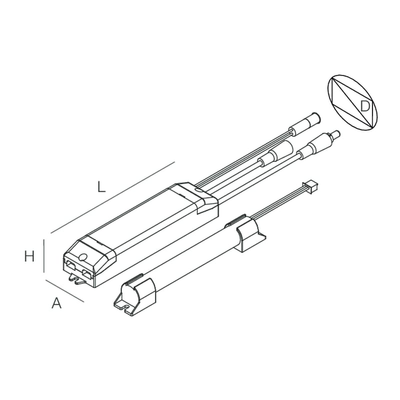 NOVALUX SPA - NOX1020A4.99 THE PANEL 2: EMER.INC.1H 10/54VDC
